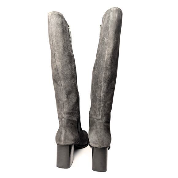 Aquatalia Gray Suede Knee-High Boots – Size 5M - Picture 3 of 7